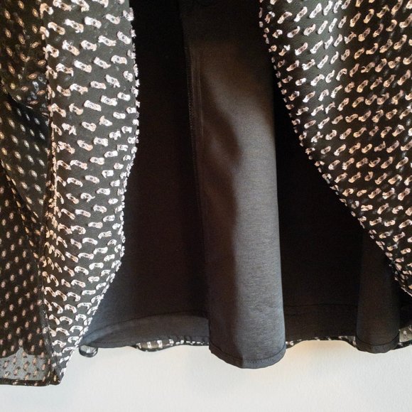 H by Halston Polka Dot Flutter Sleeve Dress - Picture 11 of 13